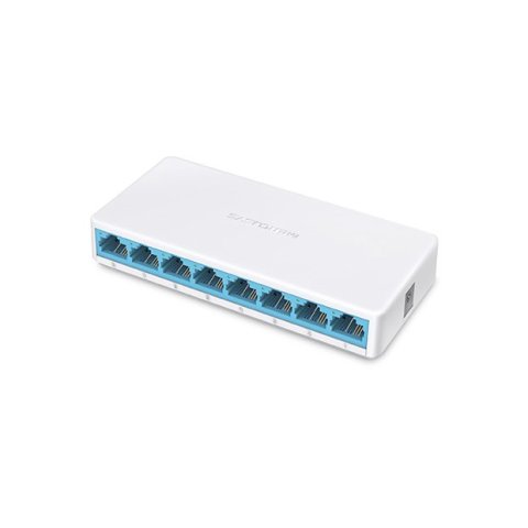 Switch No Gestionable Mercusys Ms108 8p 10 100 Ethernet Mini Desktop