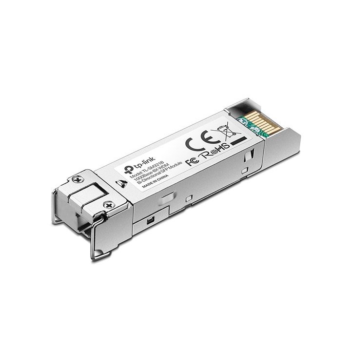 Transceiver Tp-link Sm321b Bidireccional Wdm Giga Monomodo Lc Tx 1310nm rx 1550nm Hasta 10km