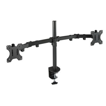 Soporte De Mesa Tooq Db1232tn-b Para 2 Pantallas 13-32" Max. 8kg Vesa 75x75 Y 100x100 Negro