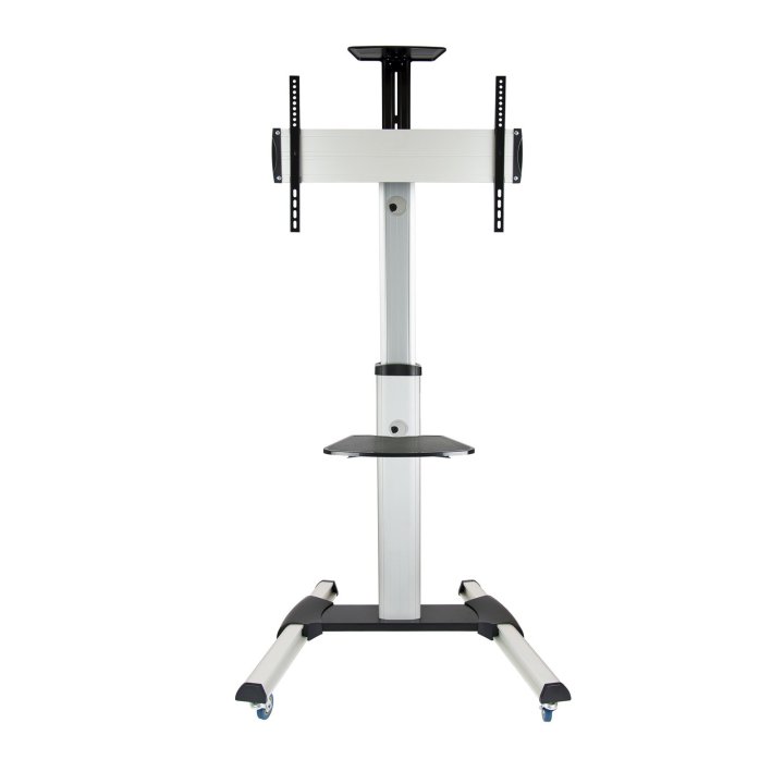 Soporte De Suelo Con Ruedas Tooq Fs1870m-b Para Pantalla De 37-70" Aluminio Max. 50kg Vesa Max. 600x