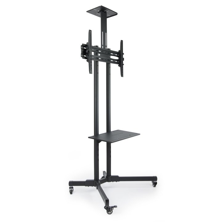 Soporte De Suelo Con Ruedas Tooq Fs1470m-b Para Pantallas De 37"-70" Max. 50kg Vesa Max. 600x400 Neg
