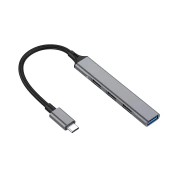 Hub Usb-c Equip Life A 1xusb-a 3.0 3xusb-a 2.0 Carcasa Aluminio 2
