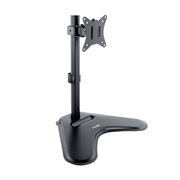 Soporte De Mesa Con Base Tooq Db1701tn-b Para 1 Pantalla 17"-32" Gira Incli 1 Brazo Negro