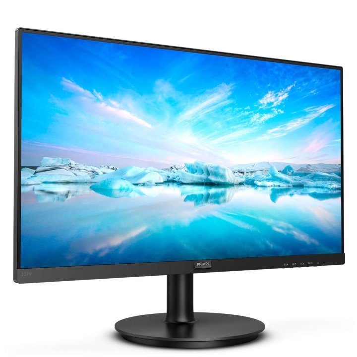 Monitor 22" Hdmi Vga Philips 221v8 Fhd 1920x1080 4ms 75hz Color Negro 3años Garantia