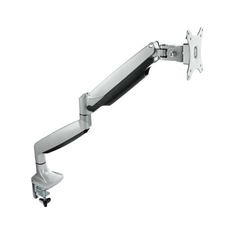 Soporte De Mesa Tooq Bd3032tnr-s Para 1 Pantalla Gira Incli 1 Brazo 13-32 Vesa 75x75 Y 100x100 Plata