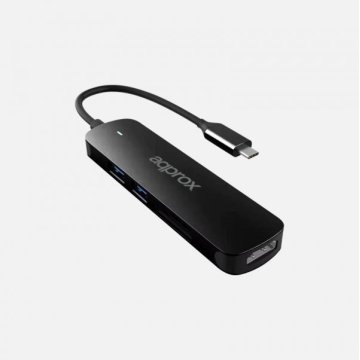 Docking Usb-c Approx Appc45 A 2xusb 3.0 5gbps 1xhdmi 4k 30hz Lector De Tarjetas Sd micro Sd