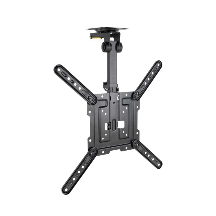 Soporte De Techo Tooq Lpce1123tsli-b Para Pantalla 23"a 55" Max 20kg Vesa 75x75 Hasta 400x400 Negro