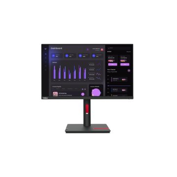 Monitor 24" Hdmi Displayport Vga Lenovo T24i-30 Fhd Hub-usb Regulable Altura, Pivotante 2