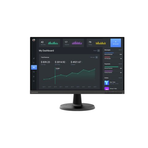 Monitor 24" Hdmi Vga Lenovo C24-40 Fhd 1920x1080 4ms 75hz Marco Estrecho 3años Garantia