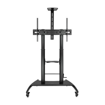 Soporte De Suelo Con Ruedas Tooq Fs20404hm-b Para Pantallas De 60-100" Regulable En Altura Max 100kg 2