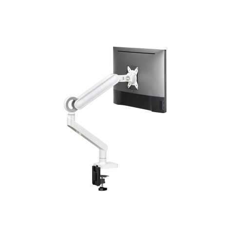 Soporte De Mesa Equip 650185 Para 1 Pantalla De 17"-35" Blanco De Aluminio Max. 10.5kg Por Pantalla 