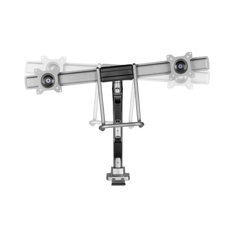 Soporte De Mesa Equip 650161 Para 2 Pantallas De 17"-32" Max. 9kg Por Pantalla Max.vesa 100x100 Resorte De Gas Mango De Agarre