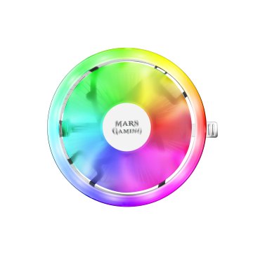 Ventilador Con Disipador Para Cpu Mars Gaming Mcpu120 Rgb Perfil Bajo Disipador De Aluminio Y Ventilador 120mm Tdp Hasta 120w 2