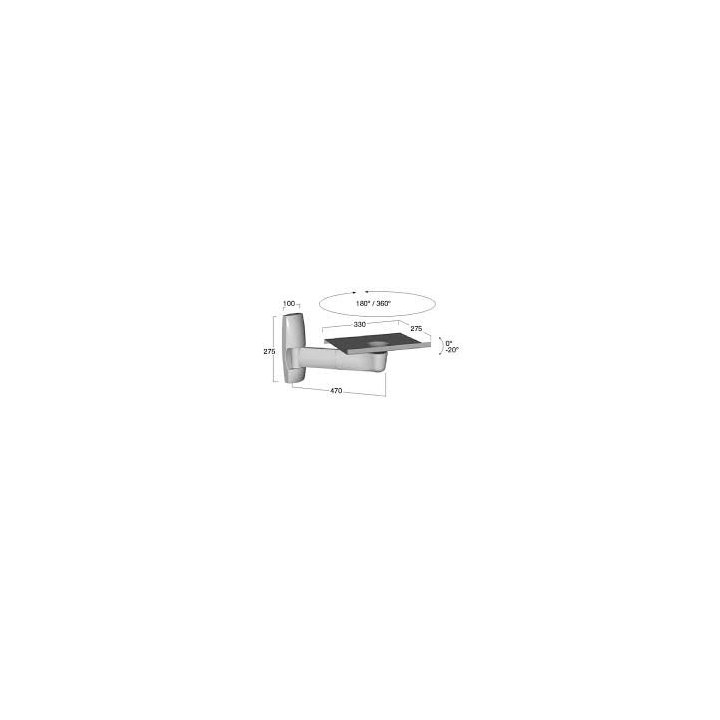 Soporte De Pared Fijo Omb Monomagix 30 19"...