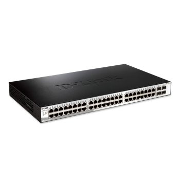 Switch Semigestionable D-link Dgs-1210-52 e 48p Giga + 4p Giga Combo Rack 2