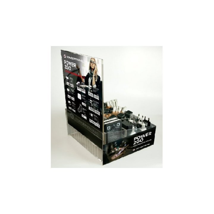 Expositor Power2go  Cargadores Cables...