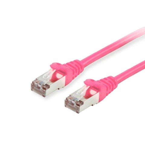 Latiguillo Apantallado S ftp Categoria 6 Libre Halogenos 0,5m Color Rosa