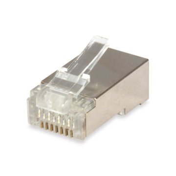 Kit 100 Conectores Rj45 Equip Categoria 6 Ftp Con Guia Y Capuchon 2