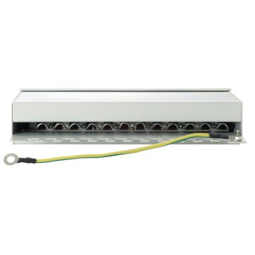 Patch Panel De Sobremesa Cat 6 Apantallado 12 Puertos Color Blanco 2