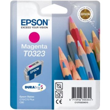 Cartucho Stylus C70 80 Magentra(t0323) 2