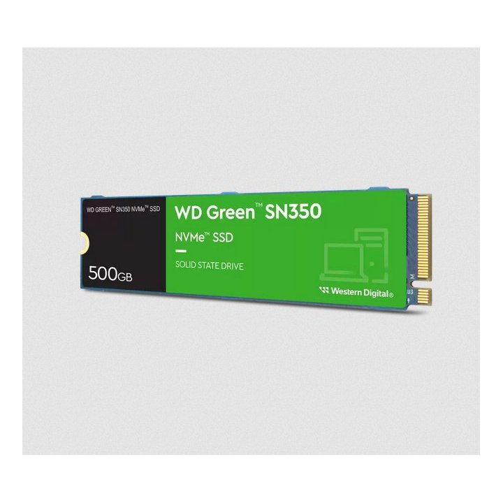 Disco M.2 500gb Western Digital Green Sn350 Nvme Pcie 4,0 - X4 Escritura 1500mbps Wds500g2g0c