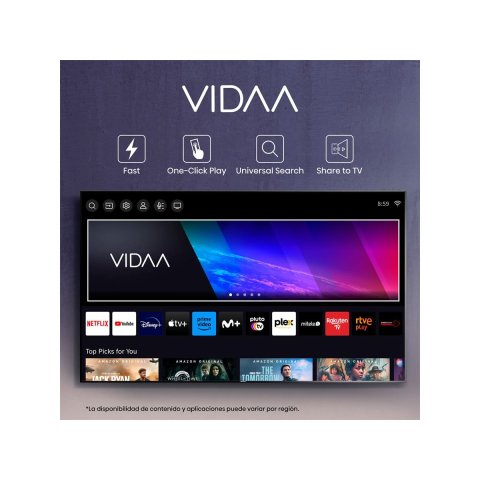 Televisor 55" Hisense A7kq Uhd 4k Qled Smart-tv...