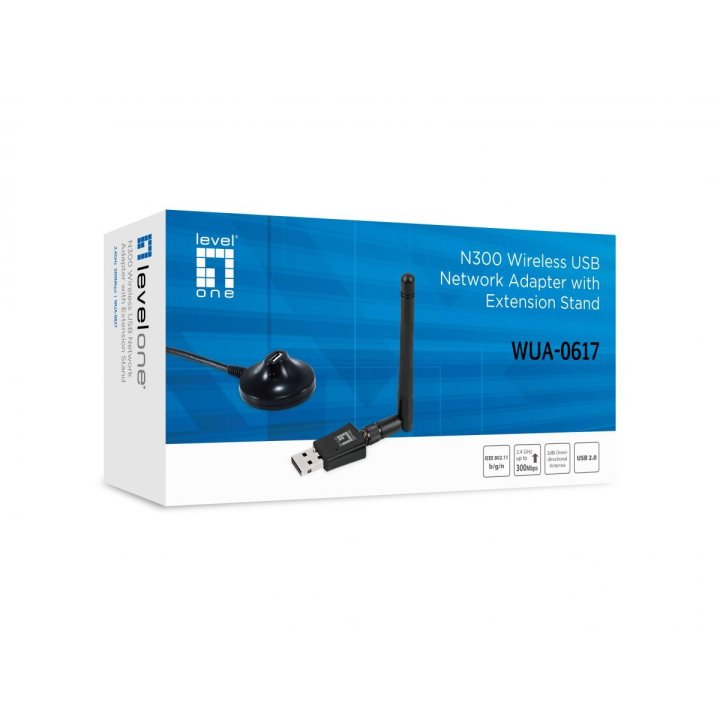 Usb Wifi Level One 300mb  Wua-0617 300mb 2,4ghz...