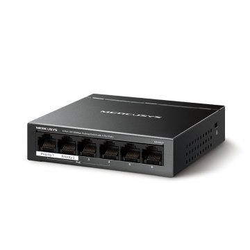 Switch Poe+ No Gestionable Mercusys Ms106lp 6p 10 100 Con 4p Poe+ 30w Ethernet Mini Desktop 2