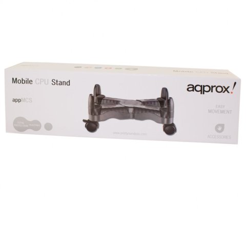 Soporte De Cpu Con Ruedas Approx , Ajustable De 7.5cm A 25cm Appmcsv2