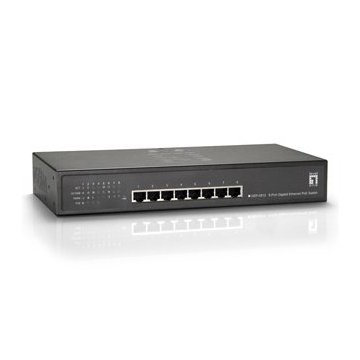 Switch Level One No Gestion 8p 10 100 1000 4 P Poe Plus 120w