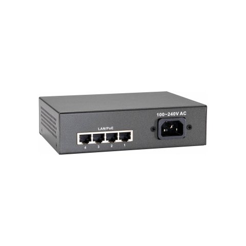 Switch Level One Gep-0522 No Gestion 5p 10 100 1000 4p Poe Plus 65w