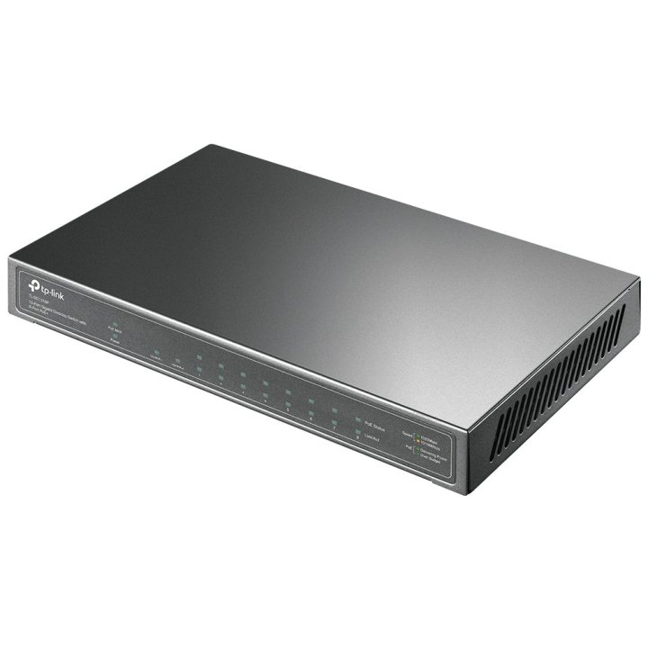 Switch Tp-link Tl-sg1210p 9p Giga 1p Sfp Gigabit 8 Puertos Poe poe+ Alimentacion Poe 63w