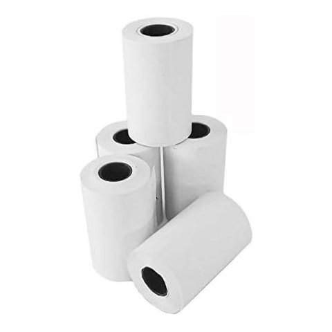 Pack De 10 Rollos De Papel Termico De 57x35mm Libre De Bisfenol A
