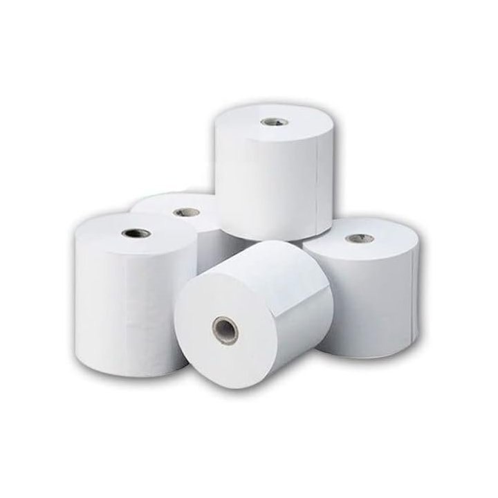 Pack De 10 Rollos De Papel Termico De 80x80mm Libre De Bisfenol A