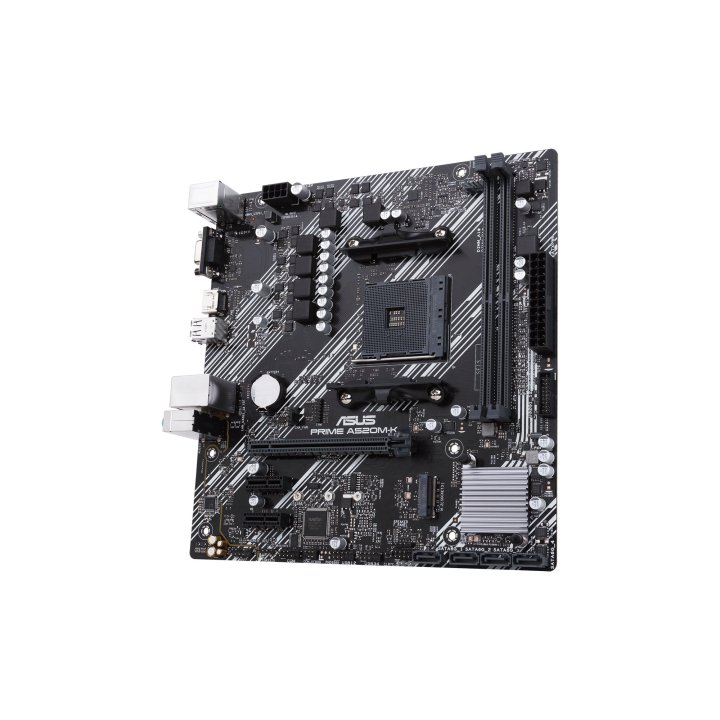 Pb Asus Prime A520m-k Skt Am4 M-atx 2ddr4 3200mhz Hdmi vga 3pcie M.2 Raid Languard 4usb3.2