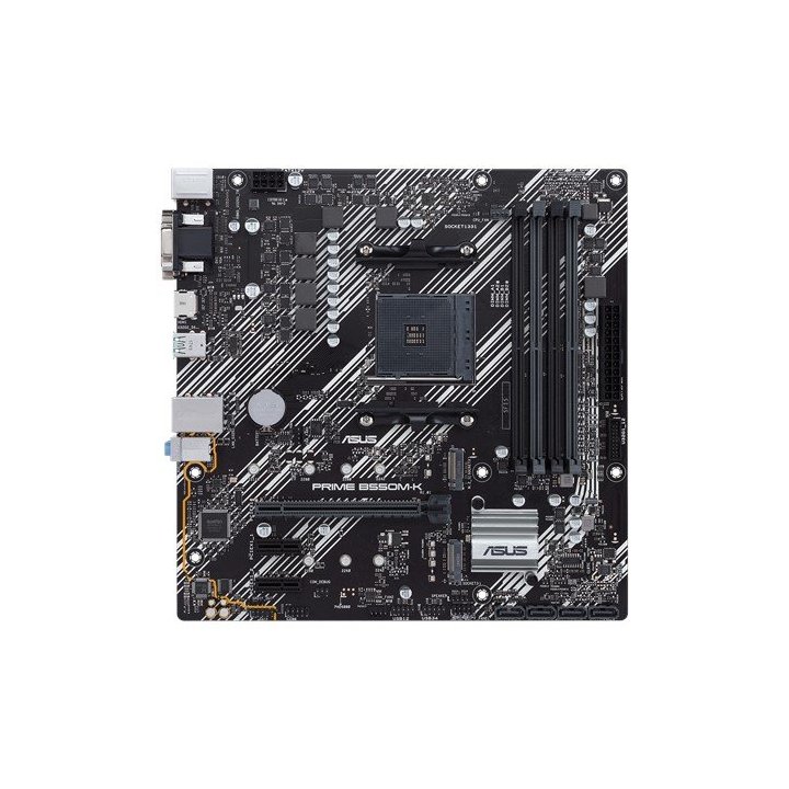 Pb Asus Prime B550m-k Skt Am4 M-atx 4ddr4-3200mhz Hdmi Dvi Vga 3pcie 2m.2 Glan 6usb3.2