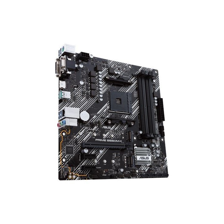 Pb Asus Prime B550m-k Skt Am4 M-atx 4ddr4-3200mhz Hdmi Dvi Vga 3pcie 2m.2 Glan 6usb3.2