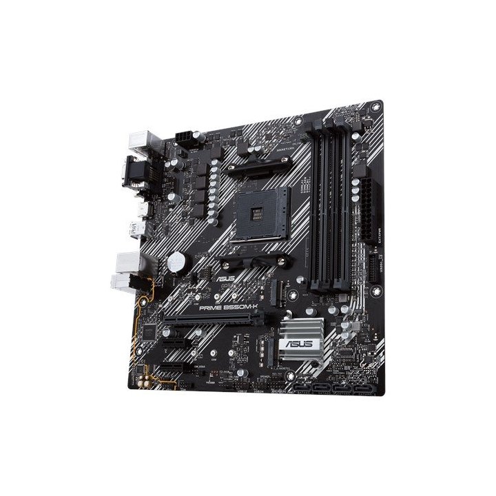 Pb Asus Prime B550m-k Skt Am4 M-atx 4ddr4-3200mhz Hdmi Dvi Vga 3pcie 2m.2 Glan 6usb3.2