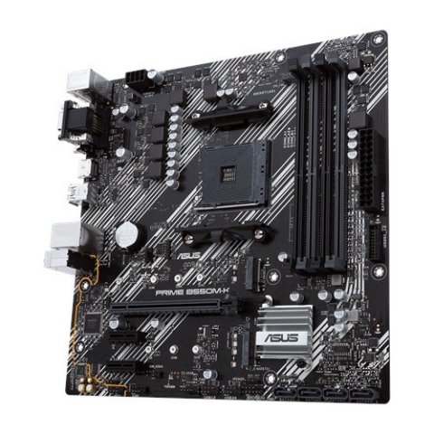 Pb Asus Prime B550m-k Skt Am4 M-atx 4ddr4-3200mhz Hdmi Dvi Vga 3pcie 2m.2 Glan 6usb3.2