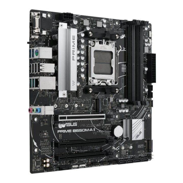 Pb Asus Prime B650m-a Ii Csm Skt Am5 Matx 4xddr5 Usb-c Eth 2.5gb Dp Vga Hdmi Usb 3.2 