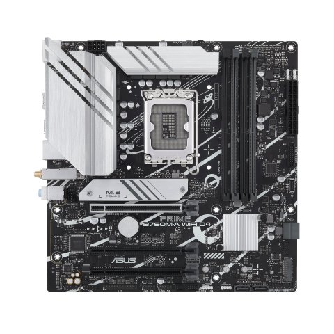 Pb Asus Prime B760m-a Wifi D4 M-atx Skt 1700 12º 13º Gen 4ddr4 320mhz Displayport Hdmi 2m.2x4 Glan2.5gbs Usb-c Usb3.2