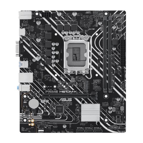 Pb Asus Prime H610m-k Skt Lga 1700 M-atx Ddr5-5600mhz Hdmi Dvi Vga 1xpcie 4.0 1xpcie 3.0 M.2 Glan Usb3.2