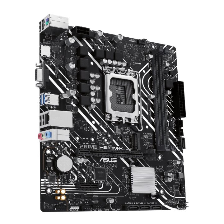 Pb Asus Prime H610m-k Skt Lga 1700 M-atx Ddr5-5600mhz Hdmi Dvi Vga 1xpcie 4.0 1xpcie 3.0 M.2 Glan Usb3.2