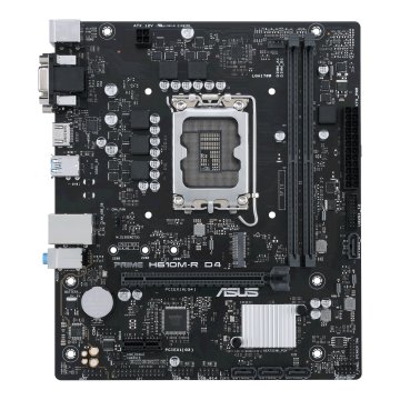 Pb Asus Prime H610m-r D4-si Bulk Skt Lga 1700 M-atx 4ddr4-3200mhz Hdmi Dvi Vga 1xpcie 4.0 1xpcie 3.0 3xm.2 Glan 2xusb3.2 2