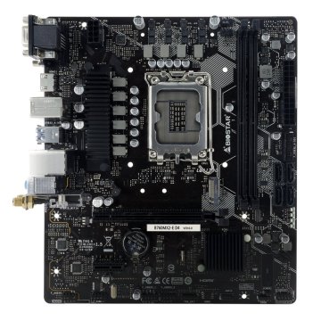 Pb Biostar B760mx2-e D4 M-atx Skt 1700 Hdmi Vga Dvi 2xddr4 3200mhz 1xm.2 4xsata 2.5g Lan Usb 3.2 2