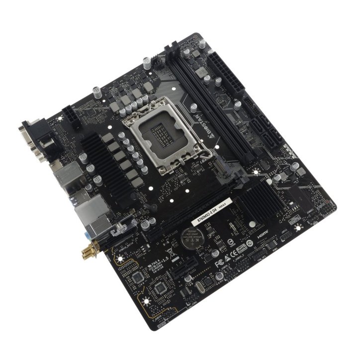 Pb Biostar B760mx2-e D4 M-atx Skt 1700 Hdmi Vga Dvi 2xddr4 3200mhz 1xm.2 4xsata 2.5g Lan Usb 3.2