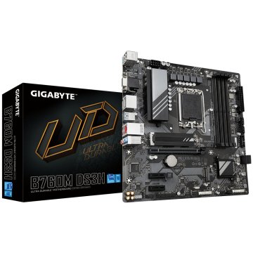 Pb Gigabyte B760m Ds3h Rev1.0 M-atx Skt 1700 12º 13º 4xddr5 4800mhz Hdmi Displayport Vga G-lan 1pcie 2m.2 Raid Usb-c