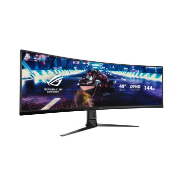 Monitor 49" Curvo Hdmi Displayport Usb Asus Xg49vq Gaming 3840x1080 144hz Regulable En Altura