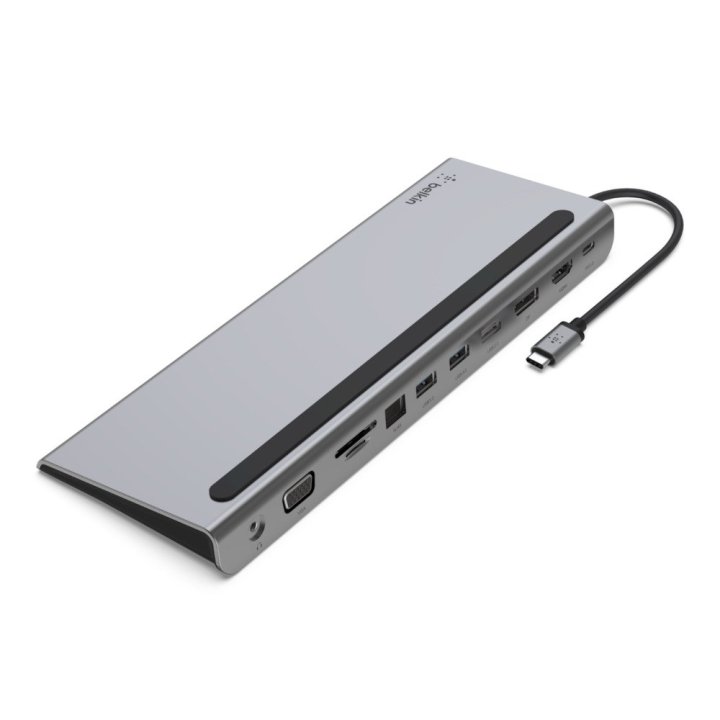 Docking Usb-c Belkin Inc004btsgy A 1xhdmi 1xdisplayport 1xvga 2xusb-a 3,0 1x Usb-a 2.0 1xusb-c Pd 100w 1xgb Rj45 1xjack 3,5 M