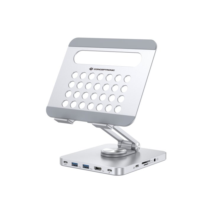 Docking Usb-c Soporte Conceptronic 1xhdmi4k 2xusb-a 3.0 1xusb-c 1xusb-c Pd100w 1x3,5mm 1xsd sdmicro 